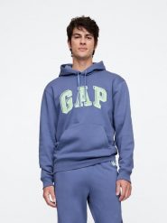 GAP Bluza w kolorze fioletowym rozmiar: M. Różowe bluzy z kapturem męskie GAP, m. Za 79.03 zł.