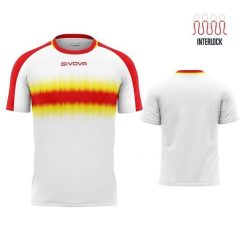 Koszulka Sportowa Givova - Wygoda i Funkcjonalność. Czerwone t-shirty sportowe męskie Givova, bez wzorów, z poliesteru, bez ramiączek. Za 145.99 zł.