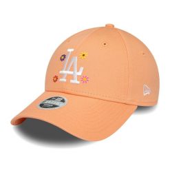Czapka z daszkiem damska New Era Flower 9Forty Los Angeles Dodgers. Czerwone czapki z daszkiem damskie New Era, bez wzorów. Za 109.99 zł.