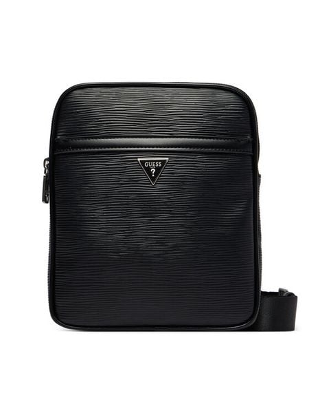 Guess Saszetka HMMIPW P6223 Czarny. Czarne saszetki męskie Guess, ze skóry. Za 316.99 zł.