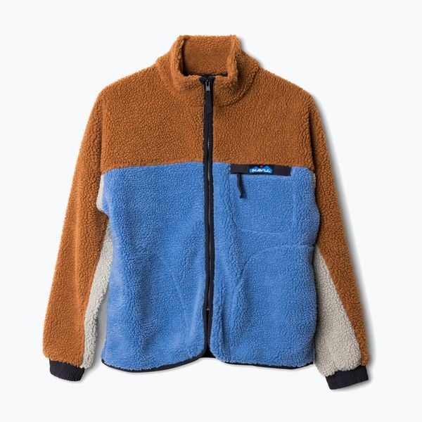 Bluza polarowa damska KAVU Pinesdale. Niebieskie bluzy bez kaptura damskie KAVU, z polaru. Za 449.99 zł.