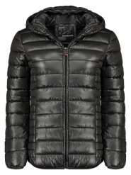 Geographical Norway Kurtka pikowana "Annecy" w kolorze czarnym rozmiar: L. Czarne kurtki damskie Geographical Norway, l, bez wzorów, bez kaptura. Za 122.96 zł.