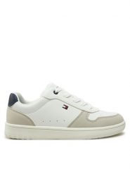 Tommy Hilfiger Sneakersy Low Cut Lace-Up Sneaker T3X9-33849-1269 S Biały. Białe buty sportowe chłopięce Tommy Hilfiger, bez wzorów, ze skóry, bez zapięcia. Za 189.99 zł.