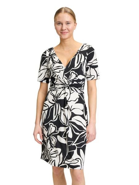 Vera Mont Sukienka w kolorze czarno-białym rozmiar: 46. Białe sukienki damskie Vera Mont, bez wzorów, bez kołnierzyka, bez ramiączek, mini. Za 164.02 zł.