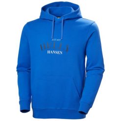 Bluza Helly Hansen Core Graphic. Szare bluzy z kapturem męskie Helly Hansen, na lato, l, z bawełny. Za 409.50 zł.