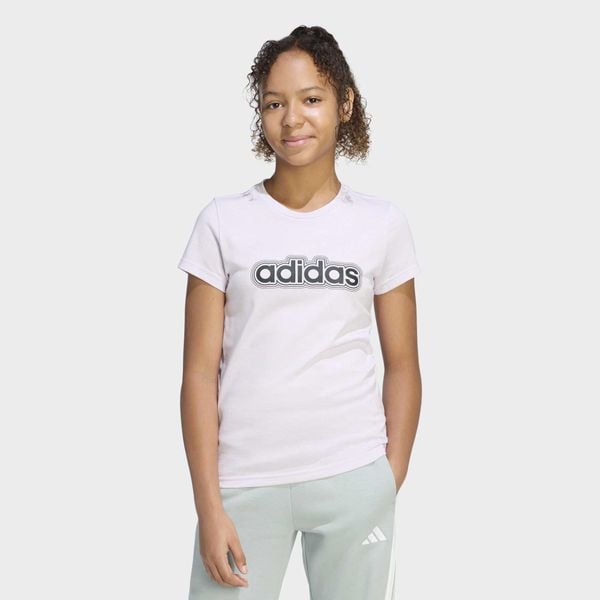 Koszulka dziecięca ADIDAS. Czerwone koszulki dziewczęce Adidas, m, bez wzorów, z bawełny, bez ramiączek. Za 79.99 zł.