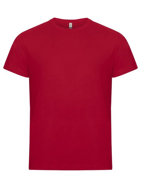Clique Classic OC-T T‑shirt męski z bio bawełny czerwony 4XL – red. Czerwone t-shirty męskie CLIQUE, m, bez wzorów, z bawełny, bez kołnierzyka. Za 100.90 zł.