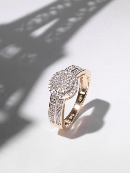 DIAMOND & CO Złoty pierścionek "First Love" z diamentami rozmiar: 58. Żółte pierścionki damskie Diamond & Co, z diamentem, złote. Za 2,563.73 zł.