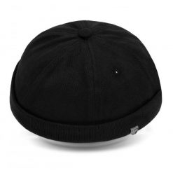 Letnia Czapka - Leonka (Dokerka) - Pako Jeans - Czarna. Czarne czapki męskie Pako Jeans, na lato, bez wzorów, z bawełny. Za 49.99 zł.