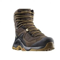 Buty trekkingowe męskie Salomon quest element gore-tex. Zielone buty trekkingowe męskie Salomon, z gore-texu, za kostkę, bez zapięcia, trekkingowe, gore-tex. Za 799.00 zł.