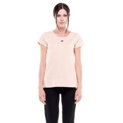 Koszulka na co dzień na siłownię. Brązowe topy sportowe damskie LEONE 1947 APPAREL, bez wzorów, z bawełny, bez ramiączek. W wyprzedaży za 62.12 zł.