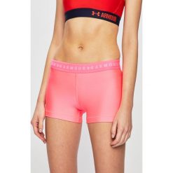 Under Armour - Szorty. Czerwone spodenki sportowe damskie Under Armour, l, z dzianiny. W wyprzedaży za 99.90 zł.