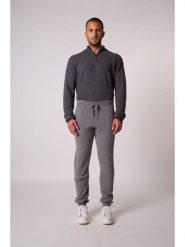 Perfect Cashmere Kaszmirowe spodnie "Stuart" w kolorze szarym rozmiar: S. Szare spodnie materiałowe męskie Perfect Cashmere, bez wzorów, z kaszmiru. Za 434.99 zł.