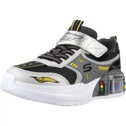 Buty SKECHERS 402150L SKECHERS GARAGE Szary. Szare buty fitness męskie Skechers, na fitness i siłownię. Za 227.99 zł.