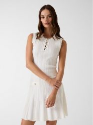 Guess Bluzka W6YR24 Z0970 Biały Regular Fit. Białe bluzki damskie Guess, m, z aplikacjami, z syntetyku, bez kołnierzyka, bez ramiączek. Za 344.99 zł.