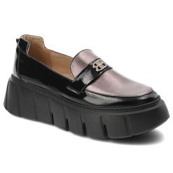 Czarne Półbuty Armodo Eleganckie Wsuwane Obuwie Damskie. Czarne półbuty damskie Armodo, bez wzorów, ze skóry, eleganckie, bez obcasa. Za 319.00 zł.