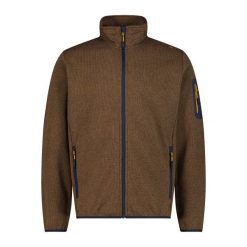 Bluza zippowana z technicznej siateczki CMP. Niebieskie bluzy z kapturem męskie CMP, z materiału. Za 256.85 zł.