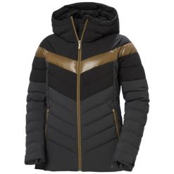 Damska kurtka puchowa Helly Hansen Imperial Puffy. Czarne kurtki narciarskie i snowboardowe damskie Helly Hansen, bez wzorów, z puchu, bez kaptura, narciarskie. W wyprzedaży za 1,206.55 zł.