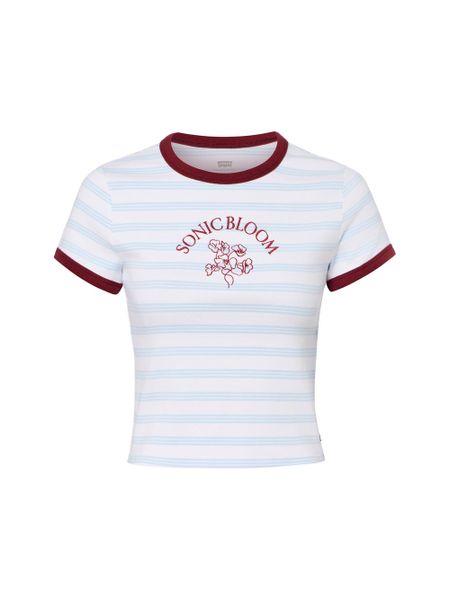 Levi's Koszulka Kobiety Bawełna niebieski, M. Niebieskie t-shirty damskie Levi's, m, bez wzorów, z bawełny, bez kołnierzyka. Za 169.95 zł.