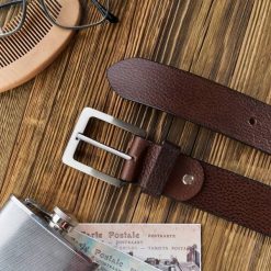 Pasek skórzany 90 CM PAOLO PERUZZI 01Z0290 brązowy. Brązowe paski męskie Paolo Peruzzi, bez wzorów, z materiału, klasyczne. Za 59.99 zł.