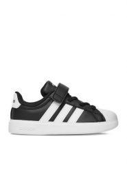 Adidas Sneakersy CEO-STREETTALK EL C JQ8593 Czarny. Czarne buty sportowe chłopięce Adidas, bez wzorów, z materiału, bez zapięcia. Za 199.99 zł.