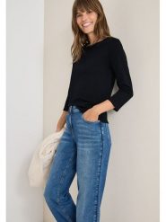 Cecil Koszulka w kolorze czarnym rozmiar: L. Czarne bluzki damskie Cecil, l, bez wzorów, z bawełny, bez kołnierzyka, bez ramiączek. Za 78.66 zł.