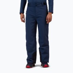 Spodnie narciarskie męskie Rossignol Strawpile Insulated Pant Dark Navy - M. Niebieskie spodnie materiałowe męskie Rossignol, bez wzorów, sportowe. Za 649.00 zł.
