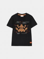 Coccodrillo T-Shirt WC4143203DEK Czarny Regular Fit. Czarne t-shirty chłopięce COCCODRILLO, bez wzorów, z bawełny, bez ramiączek. Za 49.99 zł.