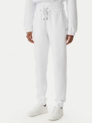 Armani Exchange Spodnie dresowe XW001745 AF10818 U0002 Biały Regular Fit. Białe spodnie dresowe damskie Armani Exchange, xl, bez wzorów, z bawełny. Za 549.99 zł.