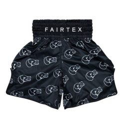 Spodenki bokserskie Fairtex Boxing Trunks BT2006 "Motif". Czarne szorty damskie FAIRTEX, bez wzorów, sportowe. Za 279.99 zł.