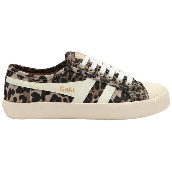 Damskie zamszowe buty sportowe Gola Coaster Leopard. Białe obuwie treningowe damskie Gola, tenisowe. Za 411.65 zł.