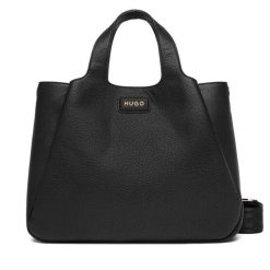 Torebka HUGO. Czarne torebki klasyczne damskie Hugo, bez wzorów, bez dodatków. Za 799.99 zł.