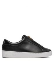 MICHAEL Michael Kors Sneakersy Keaton Zip Slip On 43R4KTFP1L Czarny. Czarne trampki i tenisówki damskie MICHAEL Michael Kors, bez wzorów, ze skóry. Za 449.99 zł.