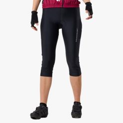 Legginsy rowerowe kobieca Swedemount Core Bike 3/4 Tights szybkoschnąca. Czarne legginsy damskie SWEDEMOUNT, bez wzorów, z tkaniny. Za 329.99 zł.