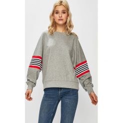 Noisy May - Bluza. Szare bluzy bez kaptura damskie Noisy may, l, z bawełny. W wyprzedaży za 69.90 zł.
