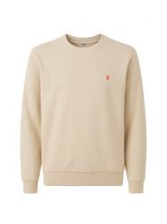 U.S. Polo Assn. Bluza w kolorze beżowym rozmiar: L. Brązowe bluzy bez kaptura męskie U.S. Polo Assn., l, z bawełny. Za 182.72 zł.