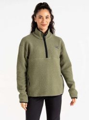 Dare 2b Bluza polarowa "Slide Out" w kolorze khaki rozmiar: 40. Brązowe bluzy bez kaptura damskie Dare 2b, z polaru. Za 126.15 zł.