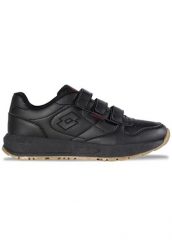 Buty męskie sportowe na rzep Lotto STRAIGHT VL. Czarne buty sportowe na co dzień męskie Lotto, z gumy, bez zapięcia, trekkingowe. Za 119.00 zł.