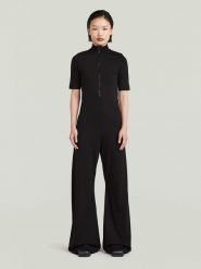 G-Star Kombinezon w kolorze czarnym rozmiar: S. Czarne kombinezony damskie G-Star, s, bez wzorów, z bawełny, retro, bez kołnierzyka, bez ramiączek. Za 299.95 zł.