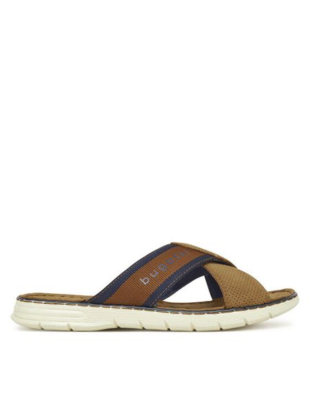 Bugatti Klapki 315-A3286-1469-6363 Brązowy. Brązowe klapki i japonki męskie Bugatti, z materiału. Za 229.99 zł.