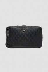 GUESS Czarna męska saszetka Torino Squared. Czarne saszetki męskie Guess, ze skóry ekologicznej. W wyprzedaży za 265.99 zł.