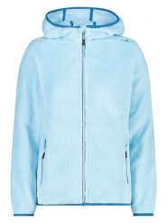 CMP Kurtka polarowa w kolorze błękitnym rozmiar: 38. Niebieskie kurtki damskie CMP, s, bez wzorów, z materiału, bez kaptura. Za 170.07 zł.