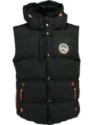 Geographical Norway Kamizelka pikowana "Vilano" w kolorze czarnym rozmiar: M. Czarne kamizelki męskie Geographical Norway, m. Za 252.34 zł.