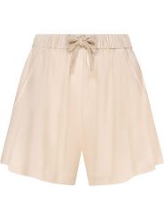 Naturana Szorty w kolorze beżowym rozmiar: L. Brązowe szorty damskie Naturana, bez wzorów, z bawełny, z podwyższonym stanem. Za 85.45 zł.