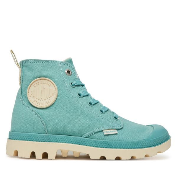 Trapery Palladium. Niebieskie trapery damskie Palladium, bez obcasa. Za 249.99 zł.