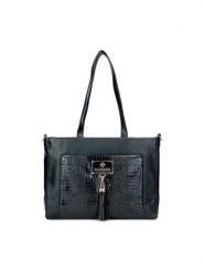 Monnari Torebka BAG4120-020 Czarny. Czarne torebki klasyczne damskie Monnari, bez wzorów, ze skóry, bez dodatków. Za 119.99 zł.