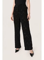 Soaked in Luxury Spodnie "Soaked in Luxury" w kolorze czarnym rozmiar: M. Czarne spodnie materiałowe damskie Soaked in Luxury, bez wzorów, z materiału. Za 174.02 zł.