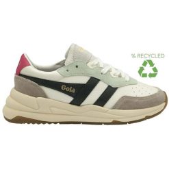 Buty damskie Gola Saturn Quadrant. Białe buty sportowe na co dzień damskie Gola, bez wzorów, z gumy, na jogę i pilates. Za 596.00 zł.