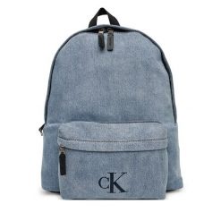 Plecak Calvin Klein. Niebieskie plecaki męskie CALVIN KLEIN, bez wzorów, z denimu. Za 279.99 zł.