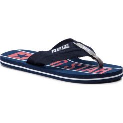 Japonki BIG STAR - DD174658 Navy. Niebieskie klapki i japonki męskie Big Star, z materiału. W wyprzedaży za 49.00 zł.